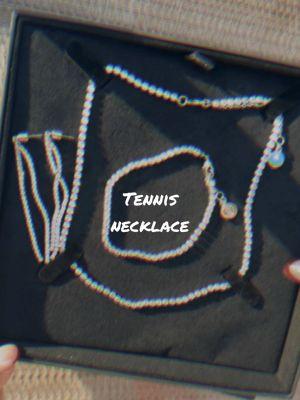 Set is #superordinary #tennisnecklace #necklace #crystalnecklace 