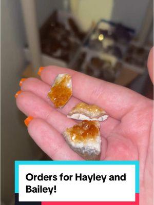 Health care and self care for Hayley, and a mystery crystal mushroom for Bailey! Thank you so much for ordering! Cheers to you! #crystals #orderpacking #crystalorderpacking #asmr #asmrorderpacking #crystalshop