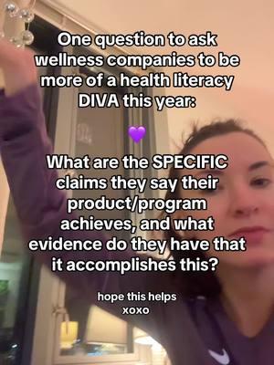 And then see if they DO REFUNDS that’ll really get em. #wellnessindustrialcomplex #wellnessculture #wellness #diet #dietculture #evidencebasedwellness 