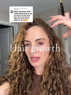 Replying to @La Lima loca I forgot a main one.. I no longer use heat on my hair.. but that change has only been this past 2 years but I’ve noticed a big difference #hairgrowthtips #hairgrowth #hairhealth #healthyliving #longhairdontcare #curlscheck 