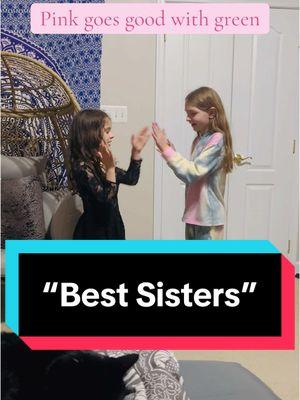 This is their new “best sister handshake” 🥹🩷💚 and yes, they’ve been singing and dressing in black, green, and pink since they saw Wicked in theaters and have watched it every day since it came out on Prime 😂 #wicked #pinkgoesgoodwithgreen #elphabaandglinda #bff #BestFriends #bestsisters #secrethandshake #bffhandshake #wickedthemovie #forgoodwicked #glindaandelphaba #glindathegoodwitch #elphabathropp #obsessed #girlhood #sisterhood