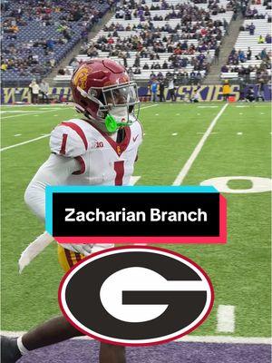 Zachariah Branch ➡️ Georgia #fypシ #CollegeFootball #cfb #cfbplayoff #playoff #uga #georgia #transferportal #fighton 