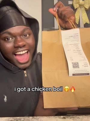 i got a chicken boil today y’all 🤭🔥#chickenboil #seafood #mukbang #cajunboil 