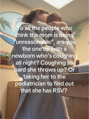 How is this still up for debate? Honestly? Do NOT kiss babies that aren’t your own. 🤦‍♀️  Baby Stevie has RSV, but thankfully, we got her the RSV antibodies shot so hopefully she doesn’t get worse. Hoping she recovers soon 🙏🏼 #rsv #rsvawareness #newborn #dontkissbabies 