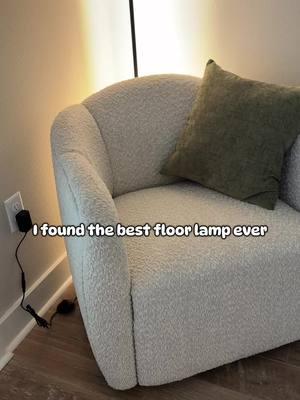 I have been wanting a floor lamp but honestly hate how bulky they look, so I found the perfect one! #homedecor #homefinds #wayfair #floorlamps #trendyhome 