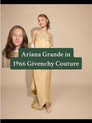 I AM SCREAMING. CAST HER AS AUDREY NOW!!!  #arianagrande #wicked #wickedmovie #givenchy #redcarpet #goldenglobes #redcarpetfashion #audreyhepburn  