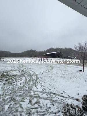 ❄️✨ winter wonderland is here! 🌨️ So far we’ve gotten more ice than snow😳 Stay safe and warm, everyone! 💙 #KentuckyIceStorm #WinterMagic #explorekentucky #kentucky #winterstorm #2025 #snowstorm #snow #frozen #weathertok 