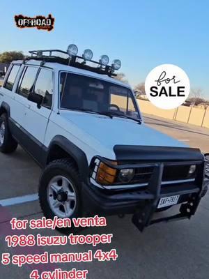 for sale 1988 isuzu trooper #isuzutrooper #4x4 #ofroad #toyota4x4 #isuzu4x4 #jeep4x4 #isuzucaribe #mitsubishimontero #toyotalandcruiser #nissanpatrol #toyotatacoma #toyota4runner #enventa #jeep 