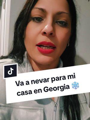 Hispanos en Georgia, Latinos en Georgia, Boricuas en GA prepárense que viene la nieve❄️❄️❄️❄️❄️ #hispanosengeorgia #latinosengeorgia #boricuasengeorgia #tormentainvernal2025 #winterstorm2025 #snow #nieve #abrigate 