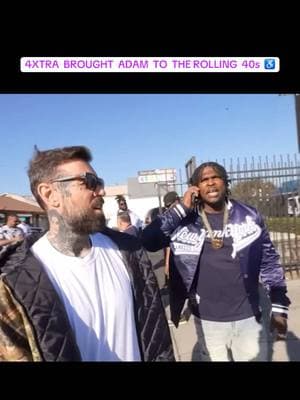 4xtra brings Adam22 to his hood #foryoupage #explore #viralvideo #explorepage #fyp #4xtra #adam22 #losangeles #rollin40s 