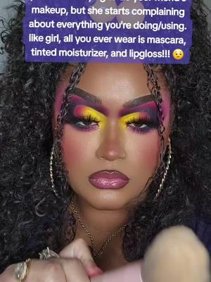 like girl you asked meeeee!! if you don't like what I do then why ask?!?! 😒 all that complaining and you're not even paying me girl bye ✋🏽🙄 #makeupartist #lol #makeupclient #rant #funnyvideos #blackgirltok #blackgirlmagic #searchengineoptimization #creatorsearchinsights #chewanrobinson #makeup #makeuptutorial #makeuphacks #MakeupRoutine #makeuptips #makeupchallenge #beauty #beautyhacks #beautycontentcreator #ugccreator #makeupfyp #beautyfyp #blackmua #bff #bestfriend 