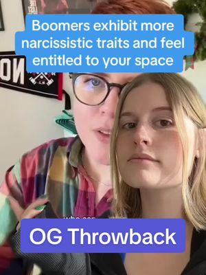 baby boomers are reported to have more narcissistic traits than any of the other generations, which is why they often are upset when you set boundaries. As always, this does not apply to everyone, it is just a general trend. #genz #millennial #boomer #corporatelife #narcissist#onthisday 