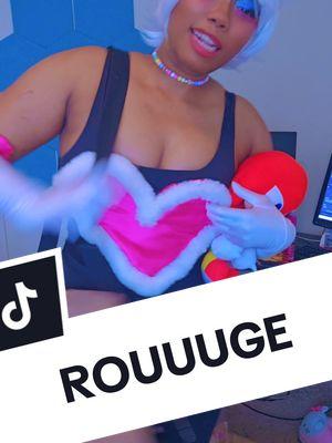 ROUUUGE✨️🩷💙🤍 #rougethebat #cosplay #afromexican #genderfluid #blackisbeautiful #cosplaygirl #fyp #fypシ #foryoupage  #sonicthehedgehog 