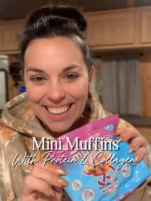 These Mini Muffins are so good!! We’re just getting home from a weekend of ice fishing and this was such a great snack to have in our Ice House!! I love the convenience of having something on the go that helps me to hit my protein goals and I love that these also have collagen!! The blueberry flavor is SO YUMMY!! Definitely something I’ll be getting again!!  #girlsthatfish #healtyliving #protien #onthegosnack