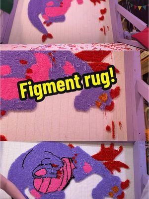 Another video I’ve been sitting on with the impending ban. Rug tufting a Figment rug for @✨ ThatPrincessGirl ✨ that @Neil A. Williams II commissioned! #rugtufting #rugtok #figmentdisney #figmentthedragon 