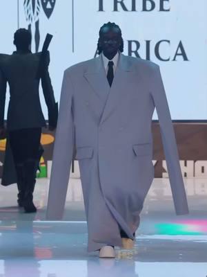 #richhall #bigsuit #whitecoat #firsttribeafrica #africa #tribe #Runway #runwaymodel #fashion  #fashionshow