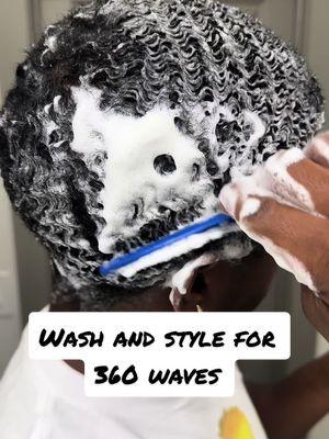 Here is the best  way to achieve silky waves after a wash and style!   - - #360wavechallenge #wavehairstyle #durag #royaltyheadwear #wavecheck #360waves #540waves #femalewaver #creatorsearchinsights  #NewYearNewAura #WaveGame  #WaveJourney #ConsistencyIsKey 