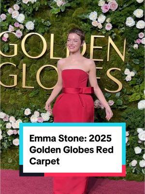 #EmmaStone debuts a bold new look at the 2025 #GoldenGlobes.  #poorthings #lalaland #cruella #kindsofkindness #theamazingspiderman #easya 