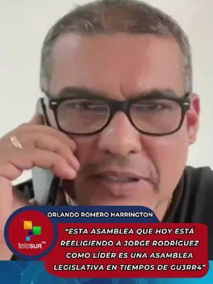 En relación con la instalación del nuevo periodo legislativo de la Asamblea Nacional en Venezuela y el hecho de que se haya ratificado a su directiva, el analista internacional Orlando Romero Harrington asegura que “es una manifestación de soberanía y de respeto a la voluntad popular venezolana”. Asimismo, destacó que esa Asamblea “que hoy está reeligiendo a Jorge Rodríguez como líder es una Asamblea legislativa en tiempos de gu3rr4”. #venezuela #jorgerodriguez #asambleanacional #orlandoromeroharrington #voluntadpopularsanjuancaracas 