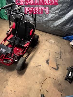 I WAS CHALLENGED TO CUSTOMIZE THIS GO-KART… FOLLOW FOR UPDATES #fyp #foryou #CUSTOM #underglowlights 