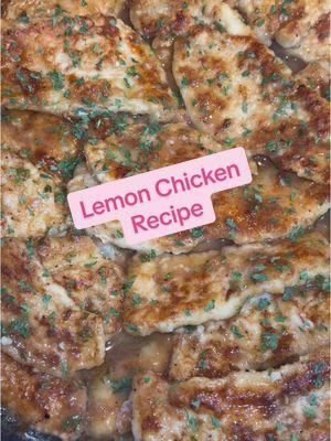 Replying to @Alyssa Fay SO SIMPLE and DELISH🍋🍗  #Recipe #lemonchicken #DinnerIdeas #fyp #easydinner 