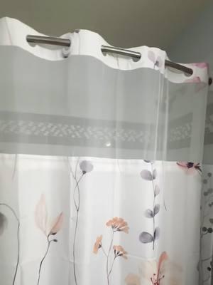 Hookless shower curtain no hooks needed.#showercurtain #showercurtainhack#hooklessshowercurtain #showercurtainhack#musthave #tiktokmademebuyit #TikTokShop#fуpage #foryou #foryoupage #viral #tiktok#TikTokShop 