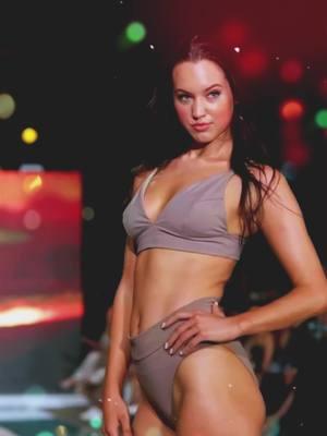 Heart Glass Swimwear Brand Model Lights Up The Runway Show 🔥 #bikinigirl #runwaymodels #bikinimodel #swimsuitcheck #bikinis #bathingsuit 