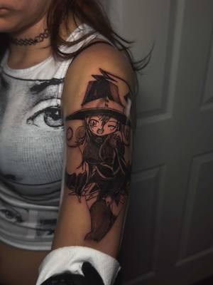 Blair from the Anime “Soul Eater” 🐱 #tattooing #customtattoo #tattooartist #animefyp #animetiktok #animetattoos #animetattoo #tattooideas #tattooink #souleater #naruto #BookTok #finelinetattoo #inkedup #tattooart #tattoos