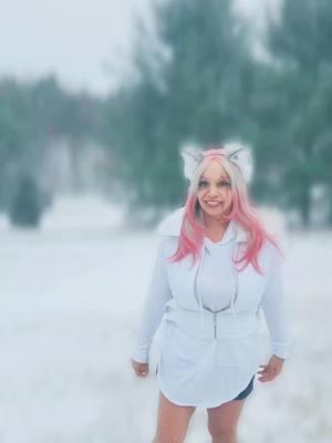 #wolfgirl enjoying some #snow #winterstorms #wolfsparadise🐺🌙 #lunathewolfgoddess #countrylife #fyp #wolfgoddess #Arcane👑 new wig from @Lady Grayy Wigs & Beauty more vids to come 