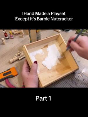 My first 🟥 video is live #barbienutcracker #tiktokban #dollmaking #montessori #playset #DIY 