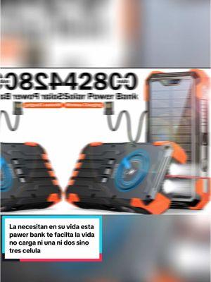 ##pawer Bank #tiene panel solar luces intermitentes te dejo🚚👇