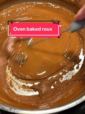 Easiest way to make a roux! #beginner #beginnercook #learntocook #EasyRecipe #dinner #simplecooking #shortcut #roux #gumbo #louisiana #cooking #homecooking #southerncooking #bonappetit #fyp 