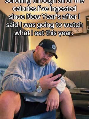 How are your resolutions going? 😅 #resolutions #newyearsresolution #satire #macros #Foodie #calories #scroll #dadsoftiktok #fitfam #lol 