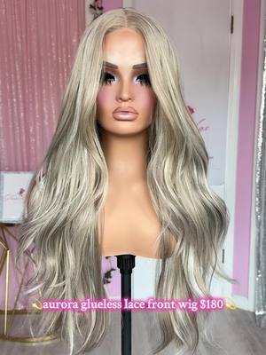 Blonde silver wig  . #silverwig #blondewig #naturalwigs #syntheticwig #wigs #wigtok #wigsforhairloss #gluelesswigs #peluca #wiginstall #customwigs #crowns #haorcrowns