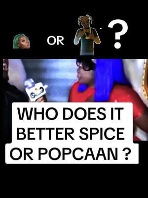 Who does it better Spice or Popcaan ? #spice #dancehallspice #queenofdancehallspice #unruly #gracehamilton #thefix #popcaan #popcaanmusic #popcaanunruly #scattaburrell #naro #thefixnaro #narohart #freedomstreet #fyp 