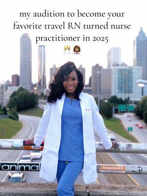 Cheers to 2025! 🥂👩🏽‍⚕️ Allow me to reintroduce myself: my name is ashley! I’ve spent over a decade in healthcare, starting as an ICU and surgical services nurse before earning my Master’s in Adult-Gerontology Nurse Practitioner from Georgia State University and a post-grad PMHNP certification from the University of South Alabama. For the past five years, I’ve embraced life as a travel nurse, blending adventure with purpose. Now stepping into my next chapter as a Psychiatric Mental Health Nurse Practitioner. 💡✨ Watch me go from bedside to breaking barriers in mental health care. Follow for the highs, the hustle, and the heart of this journey. 🩺💖 #NurseToNP #nursesoftiktok #TravelNurseLife #MentalHealthAdvocate  #NurseTikTok #NurseGoals #CareerTransition #NursingCommunity #fyp 