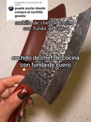 Respuesta a @Jesus #cuchillo #chef #cocina #funda de #cuero #cuchillosjaponeses #forma #gragon #cuchillocosina #chef ✨y esta  a muy buen precio✨