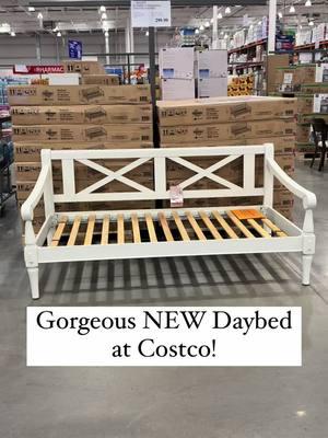 Gorgeous NEW Daybed at Costco! #costco #costco_empties #costcofinds #daybed #homedecor #homedesign #organized #fyp #foryou #foryoupage 