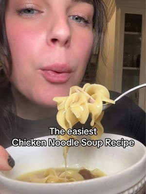 Absolutely in love with this recipe my friend gave me! #chickennoodlesoup #soupweather #dinnerrecipe #souprecipe #chickennoodlerecipe #easydinner #winterdinner #soupseason #lazygirldinner 