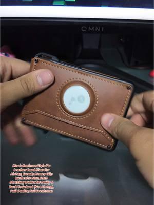 #cartera #wallet #menswallet #leatherwallet #moneyclip #airtag 