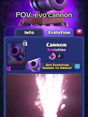 Evo cannon POV 🔥#clashroyale #clashroyaledaily #clashroyalemoments #clashroyalememes #supercell #viral #tiktok #xyzbca 