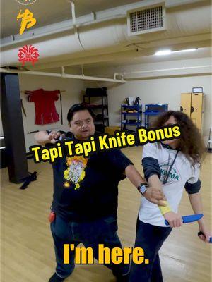 “Here’s your Tapi-Tapi bonus! Not only does this drill help you react to attacks, but it also teaches you how to flow through movements and create unexpected openings for counterattacks. By blending timing, pressure, and precision, you’ll dominate any situation, even against the most aggressive attackers. Practice these principles and make your reactions second nature. Want to master the art? Visit www.fmaschool.com and unlock your potential! 🗡️ #BigBoyEskrimador #AnybodyFMA #FMASchool #FilipinoMartialArts #FMA #TapiTapi #BladeTraining #Eskrima #Kali #Arnis #SelfDefense #MartialArtsSkills #TrainWithPurpose #BonusDrill @Bayani Art @doug Marcaida @R. Jason Kammerer @dah71412 @Lobo @Bad Karma 1 @percy thomas @Dfns @Coach Jon @jayjay420🍃💨💨 