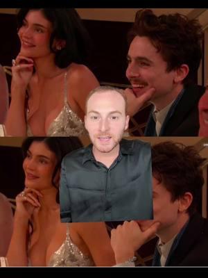 Kylie Jenner joins #timoteechalamet at the #goldenglobes #kyliejenner #zacharyreality #greenscreen 