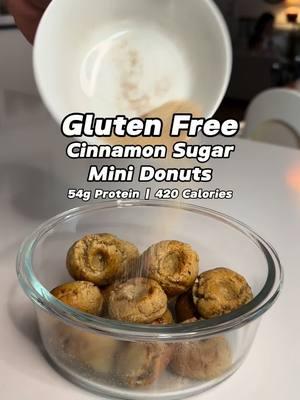 These donuts will be in constant rotation during my cut!  Be sure to comment “Mini Donut” to get the recipe! #glutenfreedonuts #glutenfreefood #glutenfreefoodie #glutenfreerecipes #glutenfreebaking 