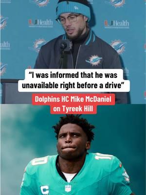 Tyreek Hill said he’s “out” when speaking about his future with the Dolphins following the end of their season 😳 (via @Miami Dolphins) #nfl #football #nflfootball #tyreekhill