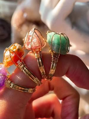 Ready to rock something truly unique? Our handmade #rawstone #rings are one-of-a-kind, crafted just for you. Pick your perfect material and wear nature’s beauty every day. #ring #crystalring #necklace #crystal #gemstone #rock #jewelry #jewelrylove #TikTokShopBlackFriday #TikTokShopCyberMonday #NewYearNewAura