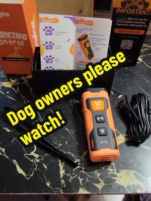 To all my dog owners!! If ur fur baby doesn't seem to listen to ur commands or they want to barking like crazy for anything, u need this!  I just used this ONCE, ONCE!  And he still quiet after I used this! I'm amazed!  I will continue to monitor the results! #barkingcontrol #behaviortrainer #dogtrainer #petnps #npsalpha #ttshop #ttfinds 