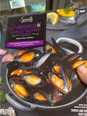 ALDI Garlic Butter Mussels? #seafood #mussels #aldi 