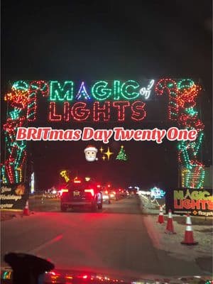 My FAVORITE tradition 💡 #fyp #foryou #foryoupage #fypシ #BRITmas #24daysofBRITmas #christmas #Vlogmas #youtube #youtuber #christmaslights #lightshow #magicoflights #drivethrough #festivespirit #tradition 