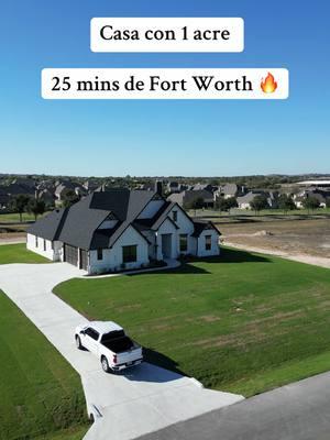 Casa con un acre 25 mins de Fort Worth 🔥🏡 📧 escobedorealtyteam@gmail.com ⁠ 👉 Leave a comment down below!⁠ ⁠ ▶️ FOLLOW THE INSTAGRAM PAGE.⁠ @miguelescobedo_ @miguelescobedo_ #customhomes #dfwhomes #dfwhomesforsale #dallastexas#realestategoals #dallasrealtors#texasrealtors#movingtotexas#dallastx#newbuild#texashomes #firsttimehomebuyer #texasrealtor#bilingualrealtor #listwithme #realtorsofinstagram #realestate#luxurylifestyle #dallas#homesforsaleindallas #relocatetodallas #visitdallas#modernhomes #dfwhomes #dallastx#fortworth #texas 